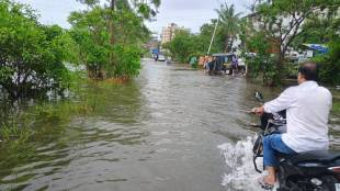 Vasai Virar flooding situation on Nandakhal Agashi road | VVMC action on natural drain encroachment in Virar