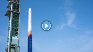 Vikram 1 rocket launch by Skyroot Aerospace at Sriharikota | India first private orbital rocket Skyroot Vikram 1 liftoff | श्रीहरीकोटातून विक्रम १ रॉकेटचे यशस्वी प्रक्षेपण | स्कायरूट एरोस्पेसचे पहिले खाजगी ऑर्बिटल रॉकेट विक्रम १