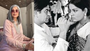 Veteran Bollywood actress Zeenat Aman as Rupa from Satyam Shivam Sundaram movie.