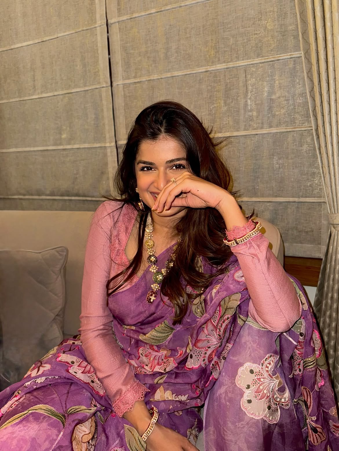 Hemal Ingle stuns in traditional saree photo shoot