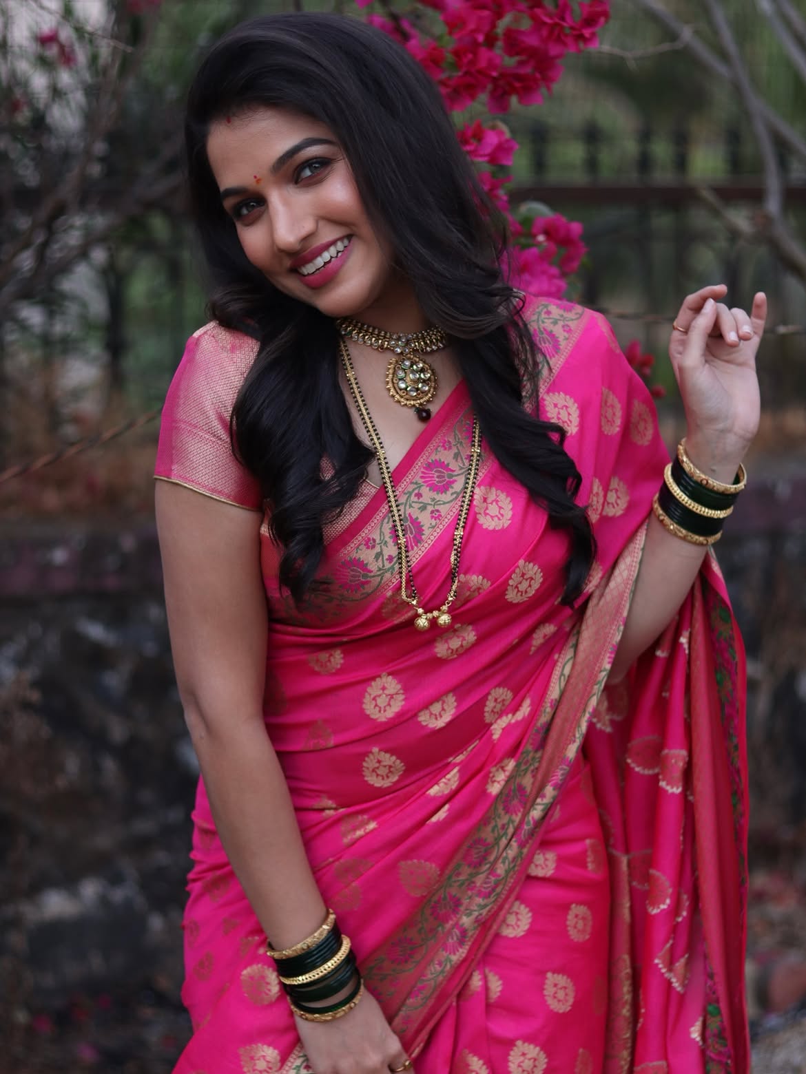 Jahnvi Killekar Narali Purnima look