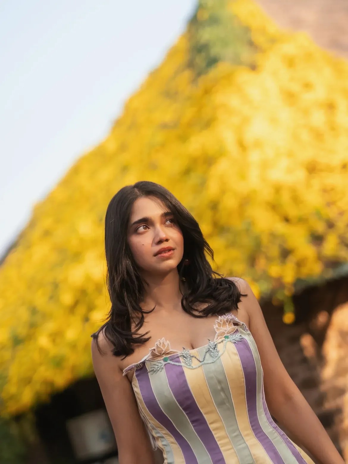 bhagyashree limaye short hair look
