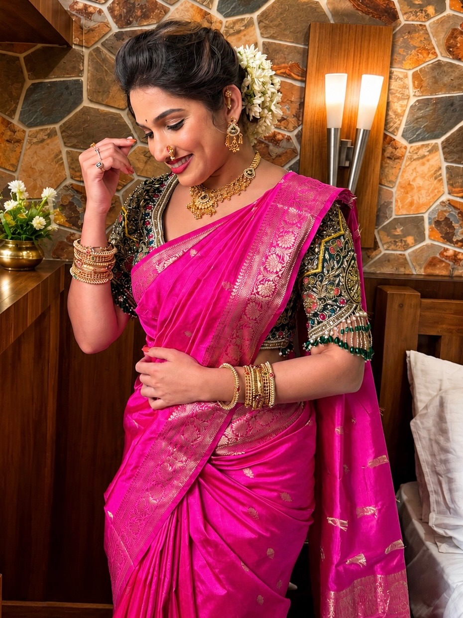 Jahnvi Killekar Narali Purnima look