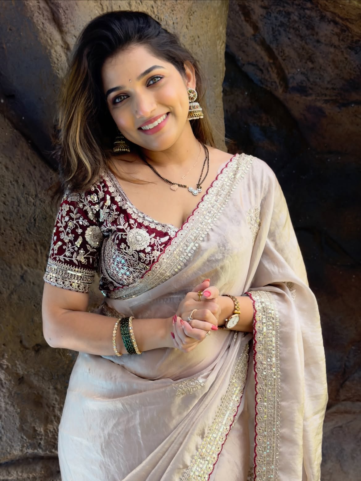 Jahnvi Killekar Narali Purnima look