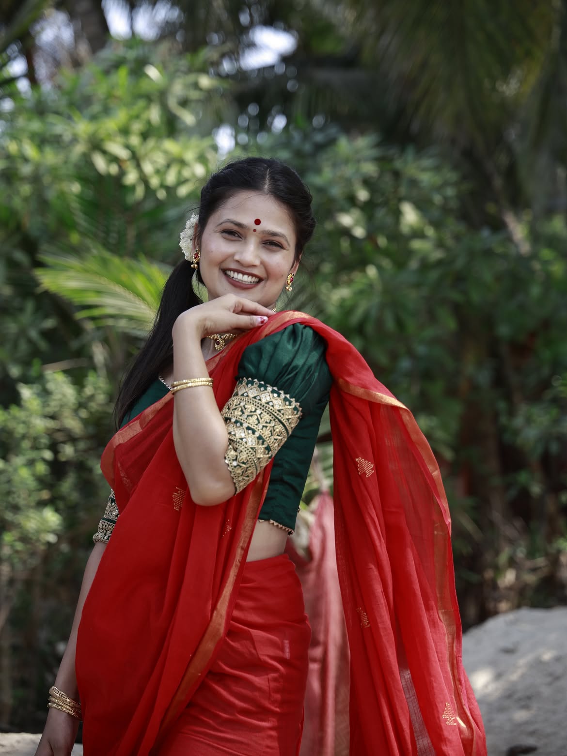 Gautami Patil rainy photoshoot photos