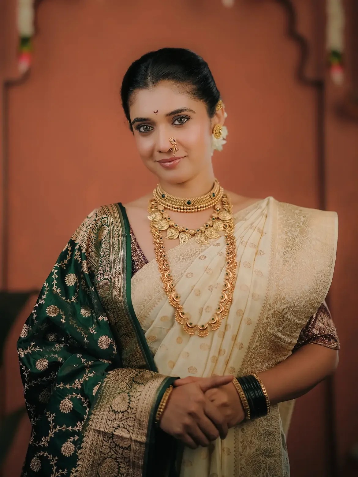 Vaishnavi Kalyankar South Indian look