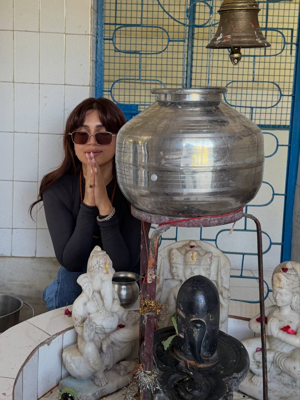 Bhumi Pednekar visits Shiva temple