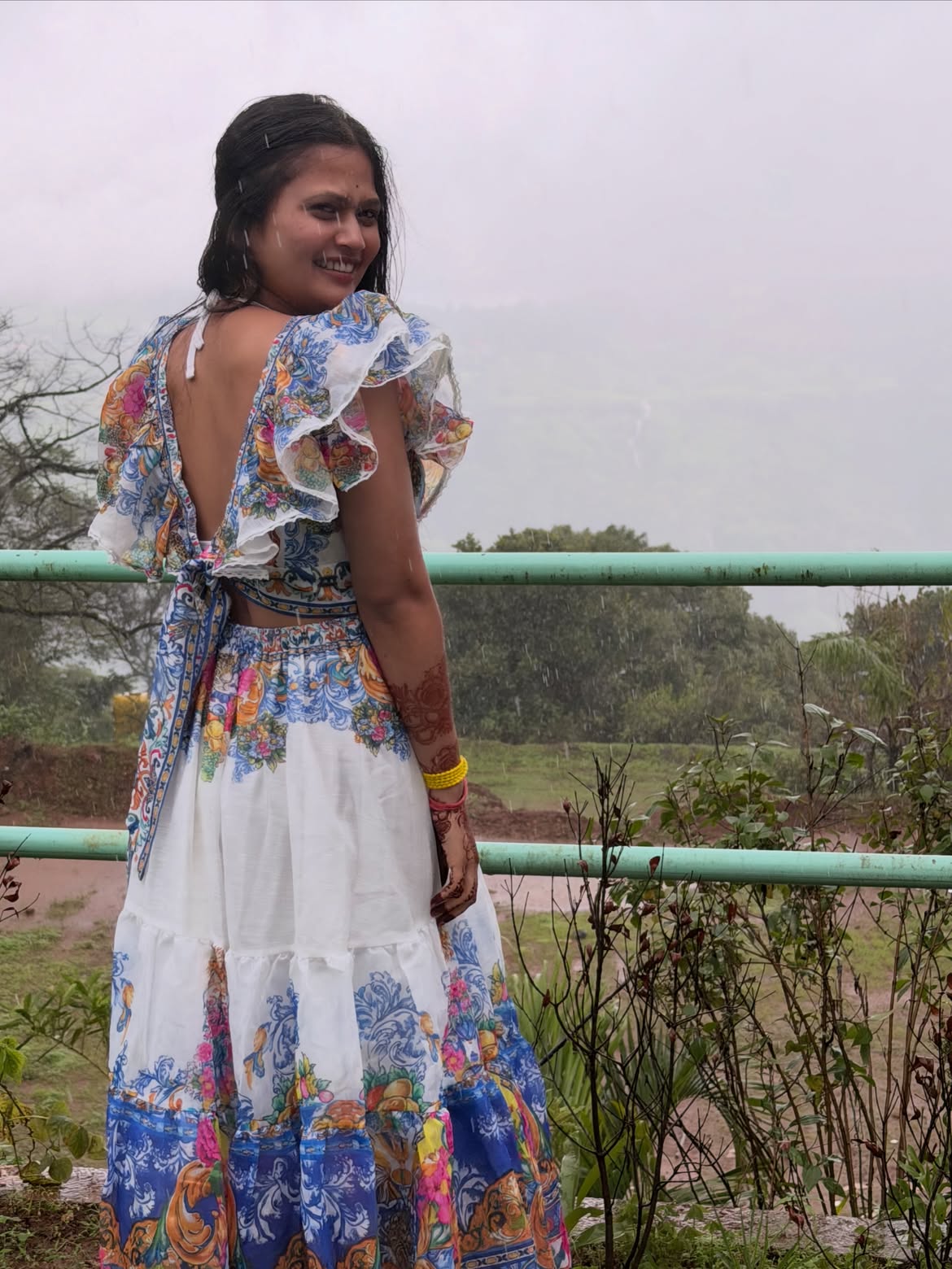 Gautami Patil rainy photoshoot photos