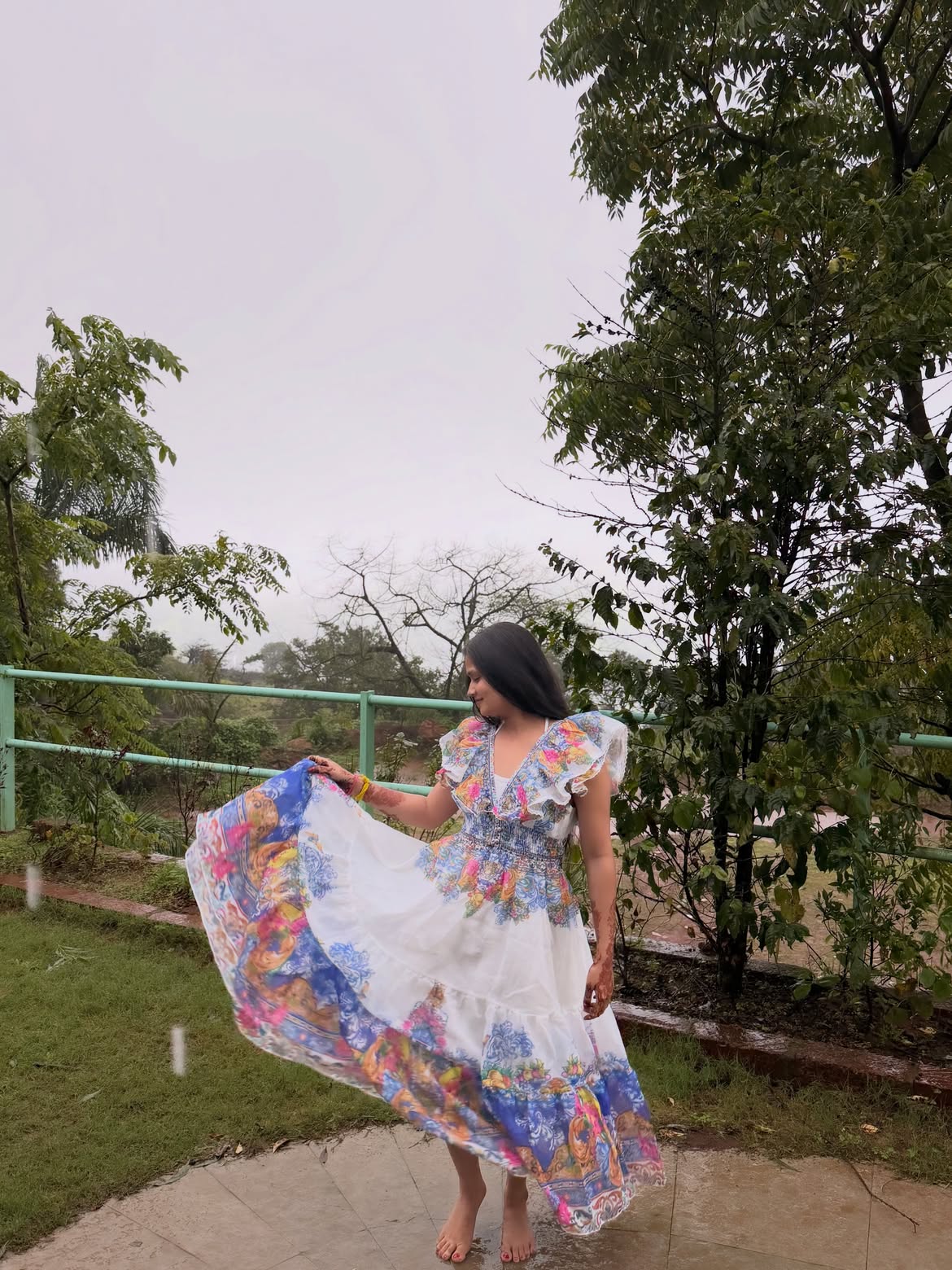 Gautami Patil rainy photoshoot photos