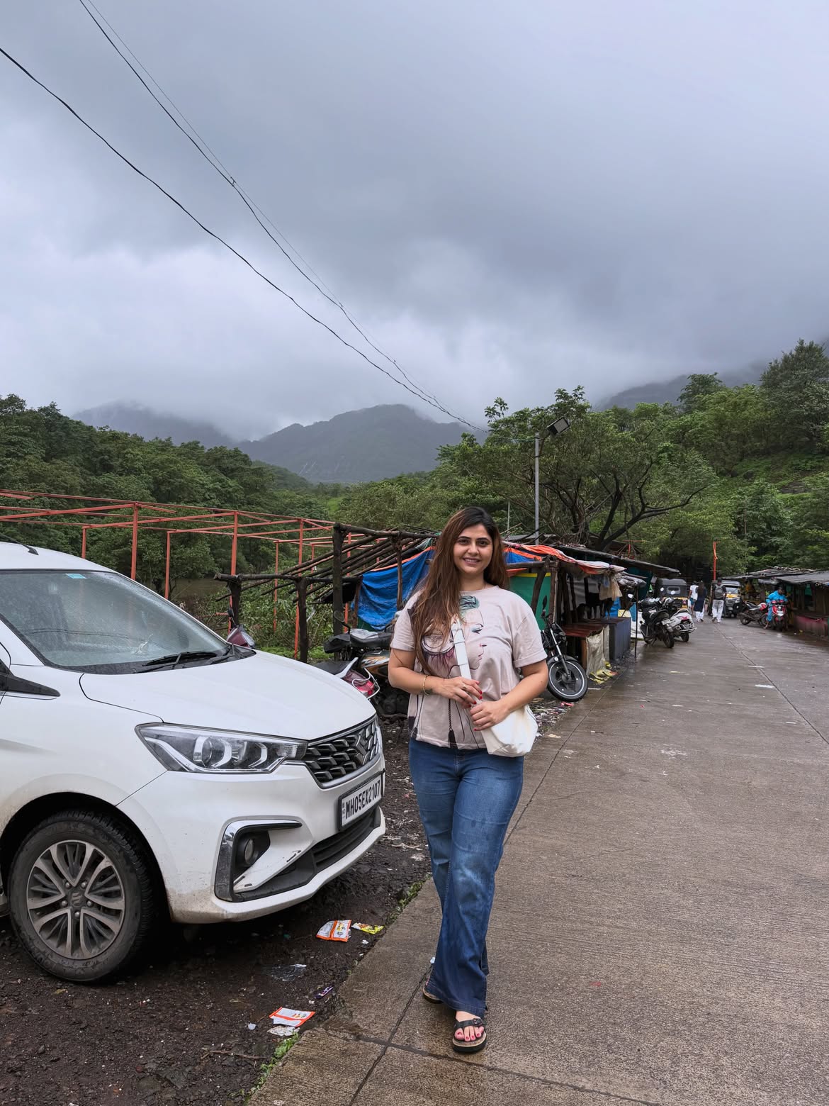 Veena Jagtap Kondeshwar Temple visit photos