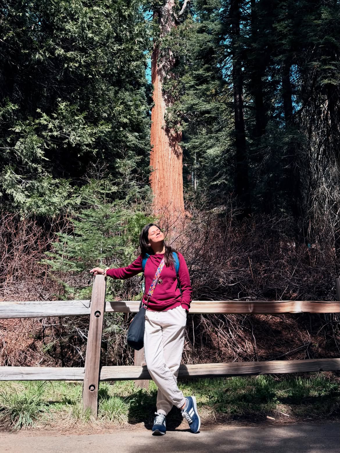 Kaumudi Walokar in Sequoia National Park