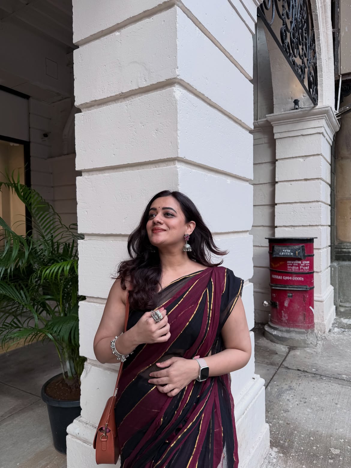 spruha joshi saree look