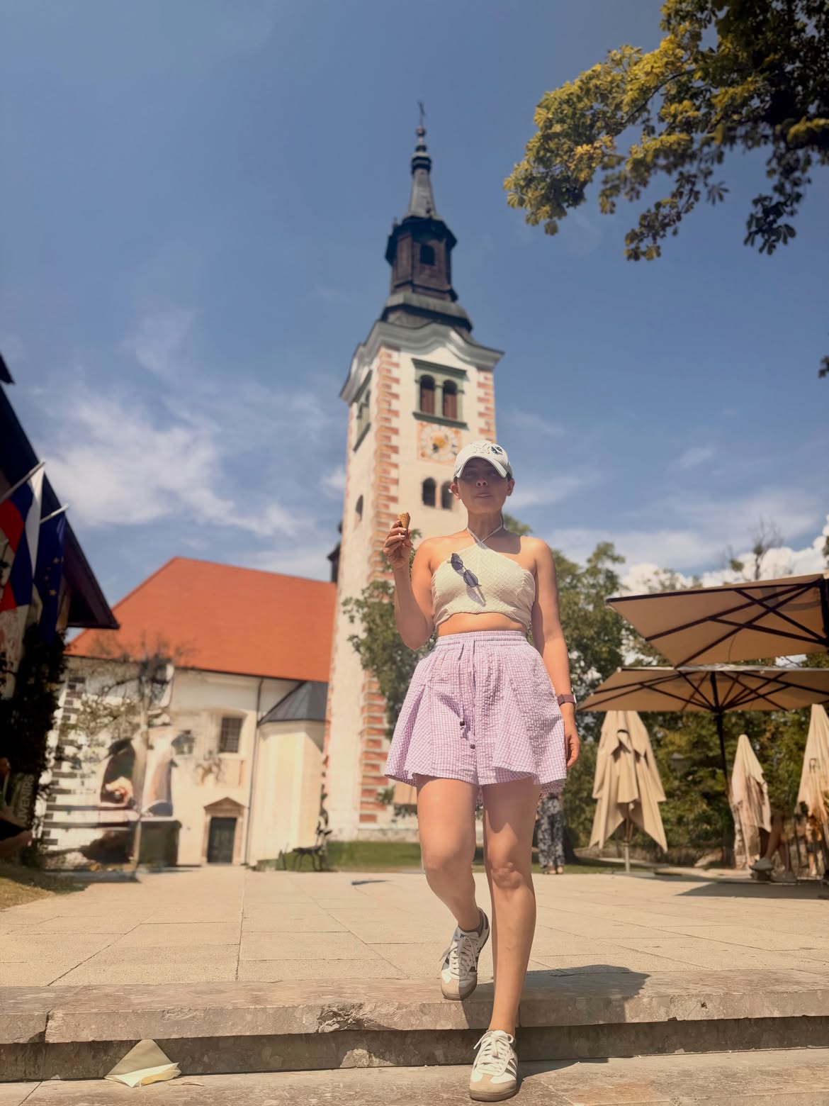 Sonalee Kulkarni europe trip photo