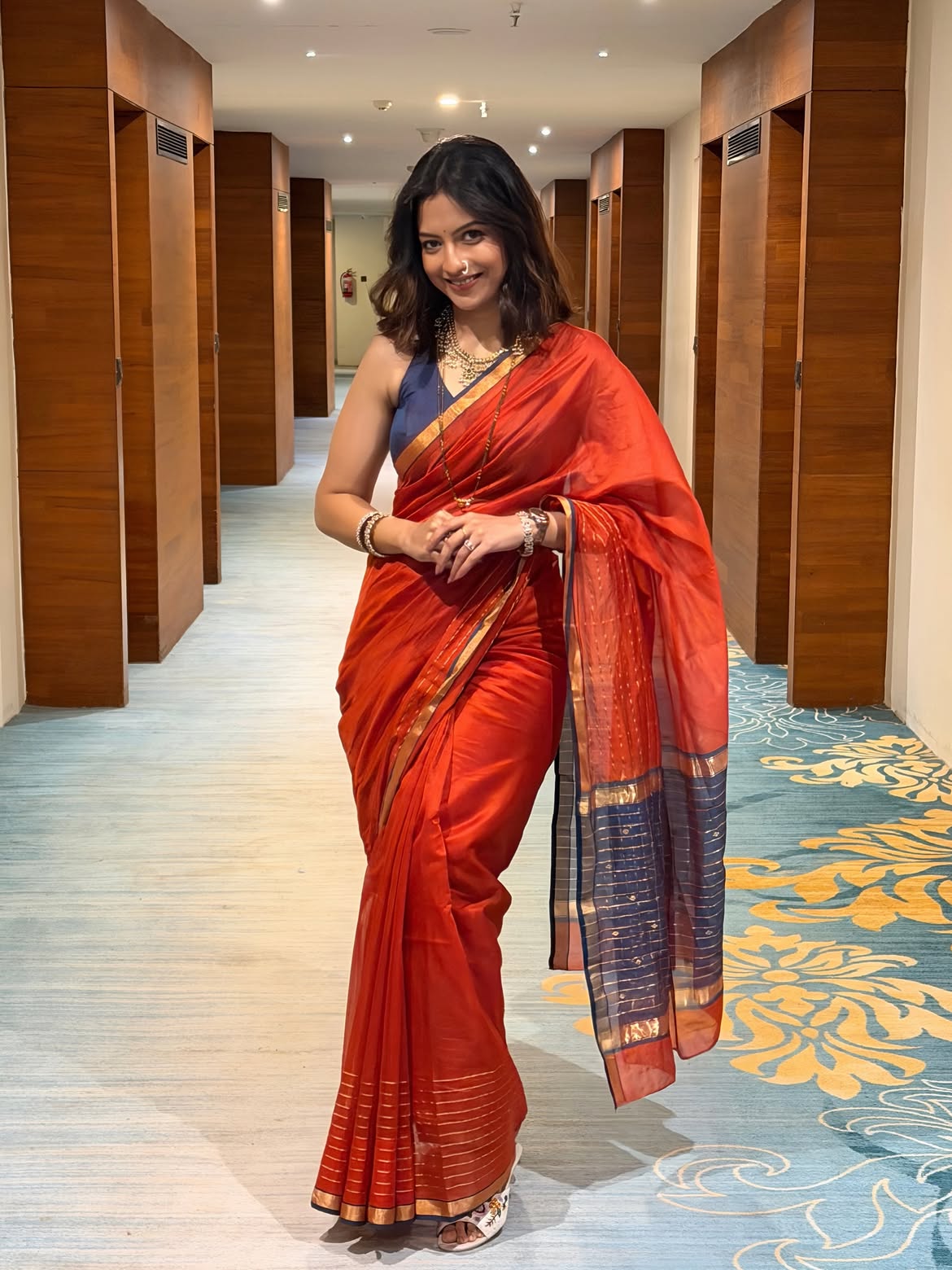 Sharvari Kulkarni Borkar saree photos
