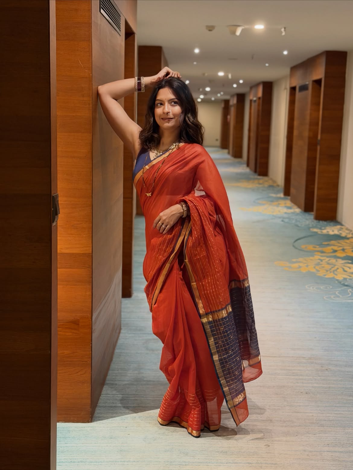 Sharvari Kulkarni Borkar saree photos