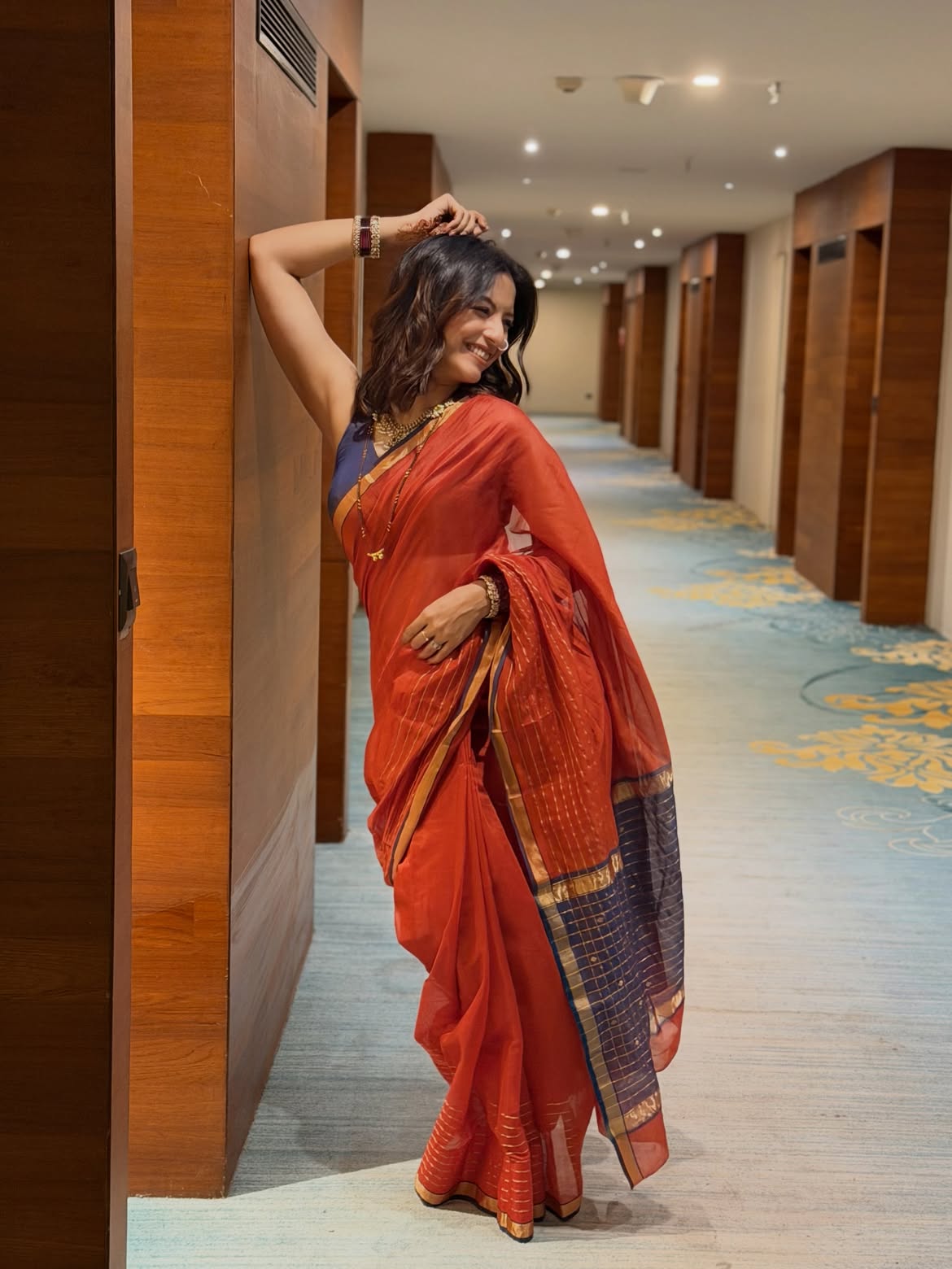Sharvari Kulkarni Borkar saree photos
