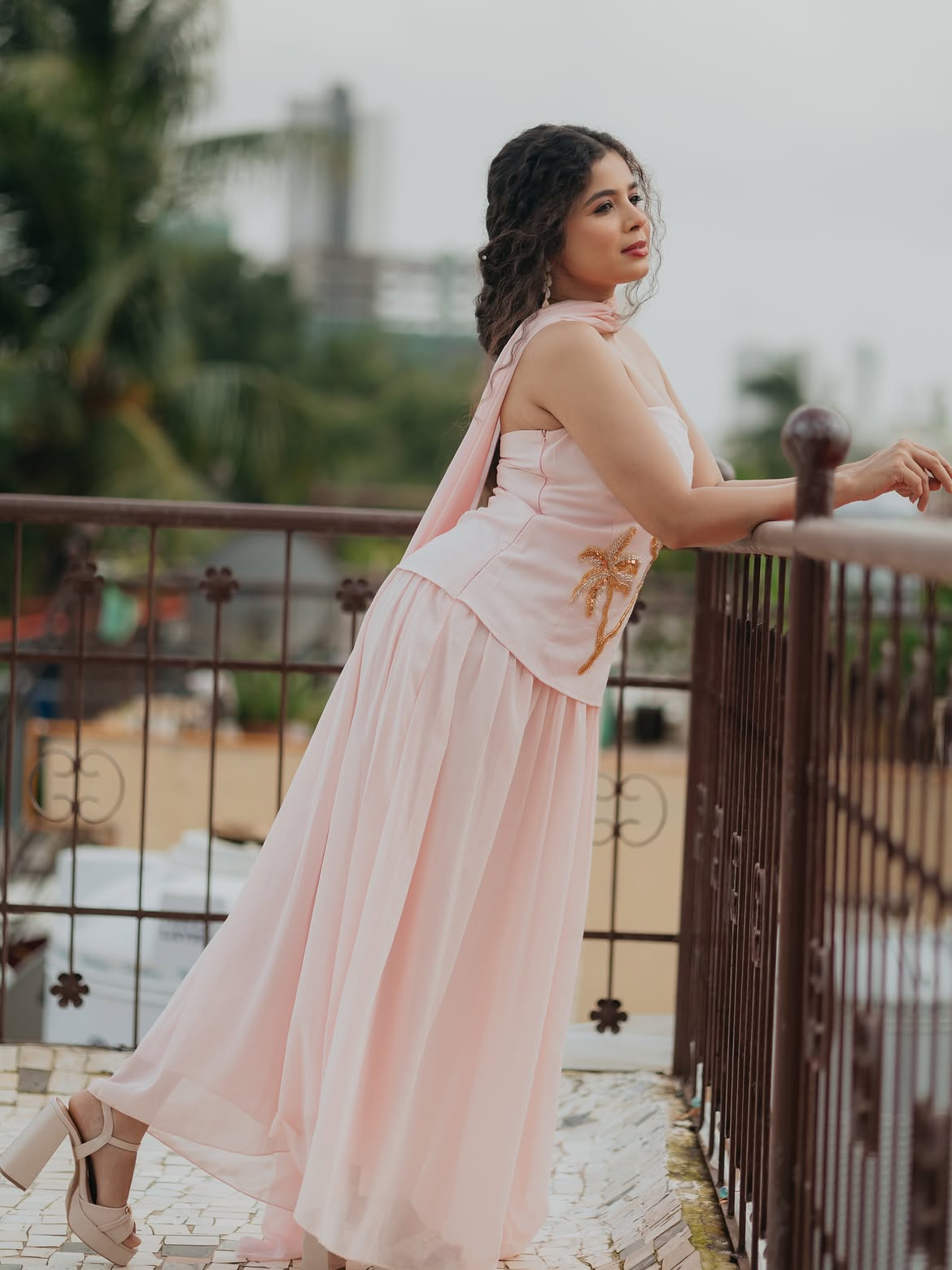 Bhagyashree Milind Filmfare Awards look