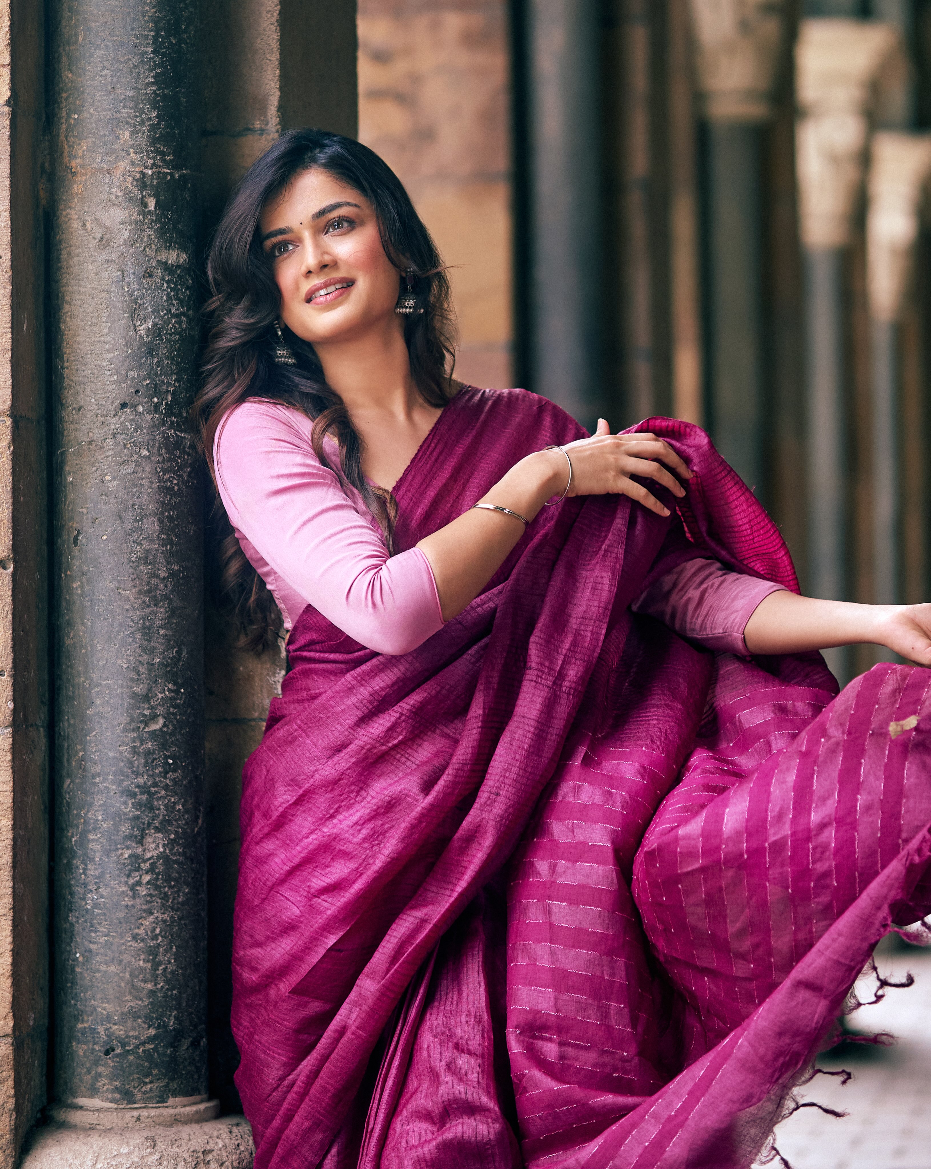 Hemal Ingle stuns in traditional saree photo shoot
