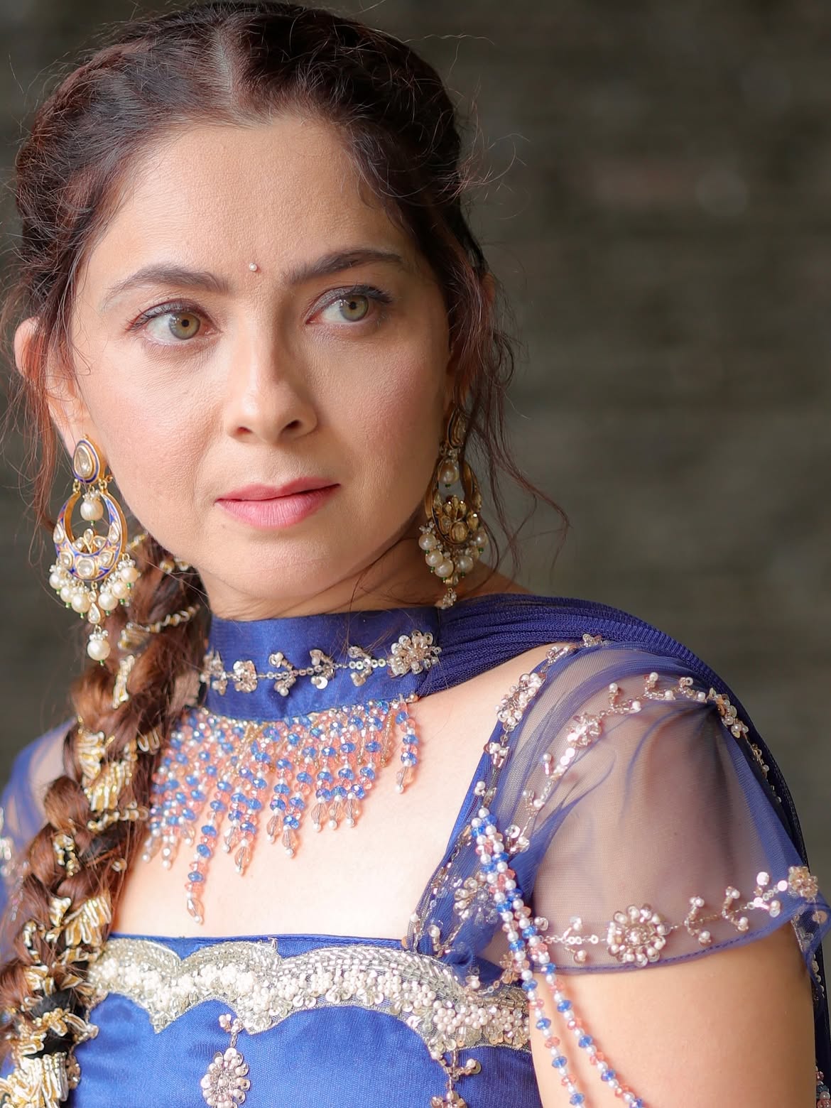 Sonalee Kulkarni Punjabi look