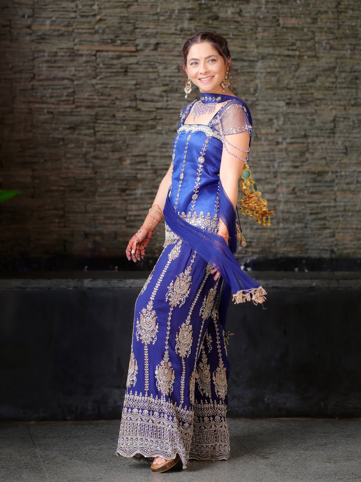 Sonalee Kulkarni Punjabi look