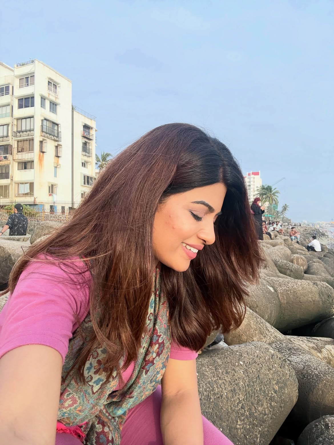 Dhanashree Kadgaonkar Versova beach photos
