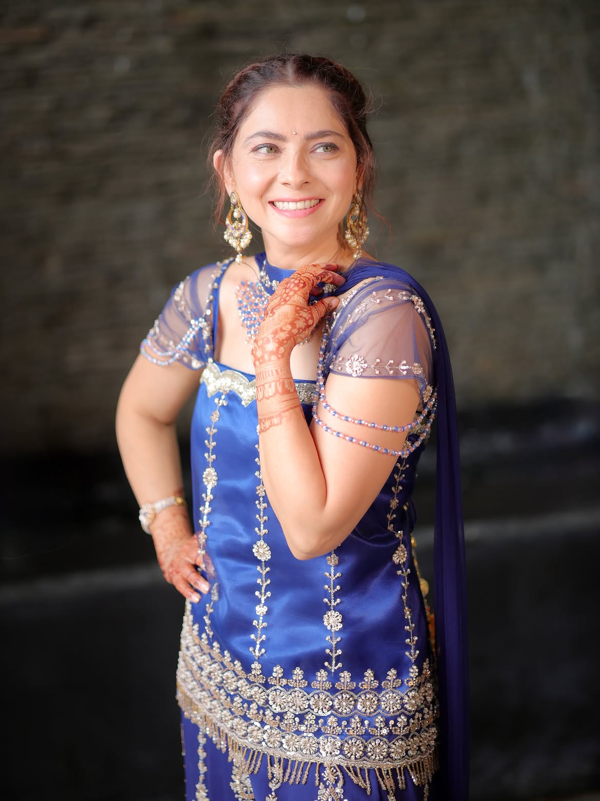 Sonalee Kulkarni Punjabi look