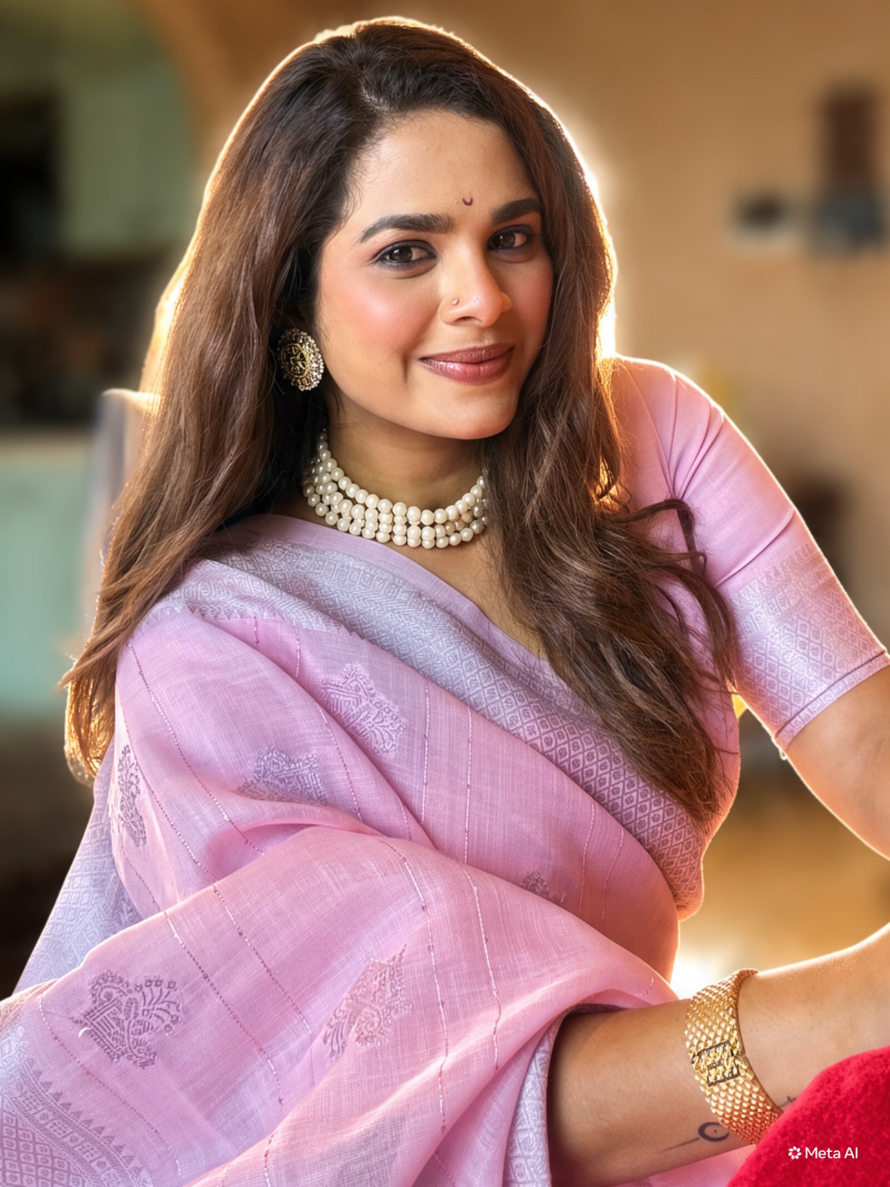 amruta dhongde saree look