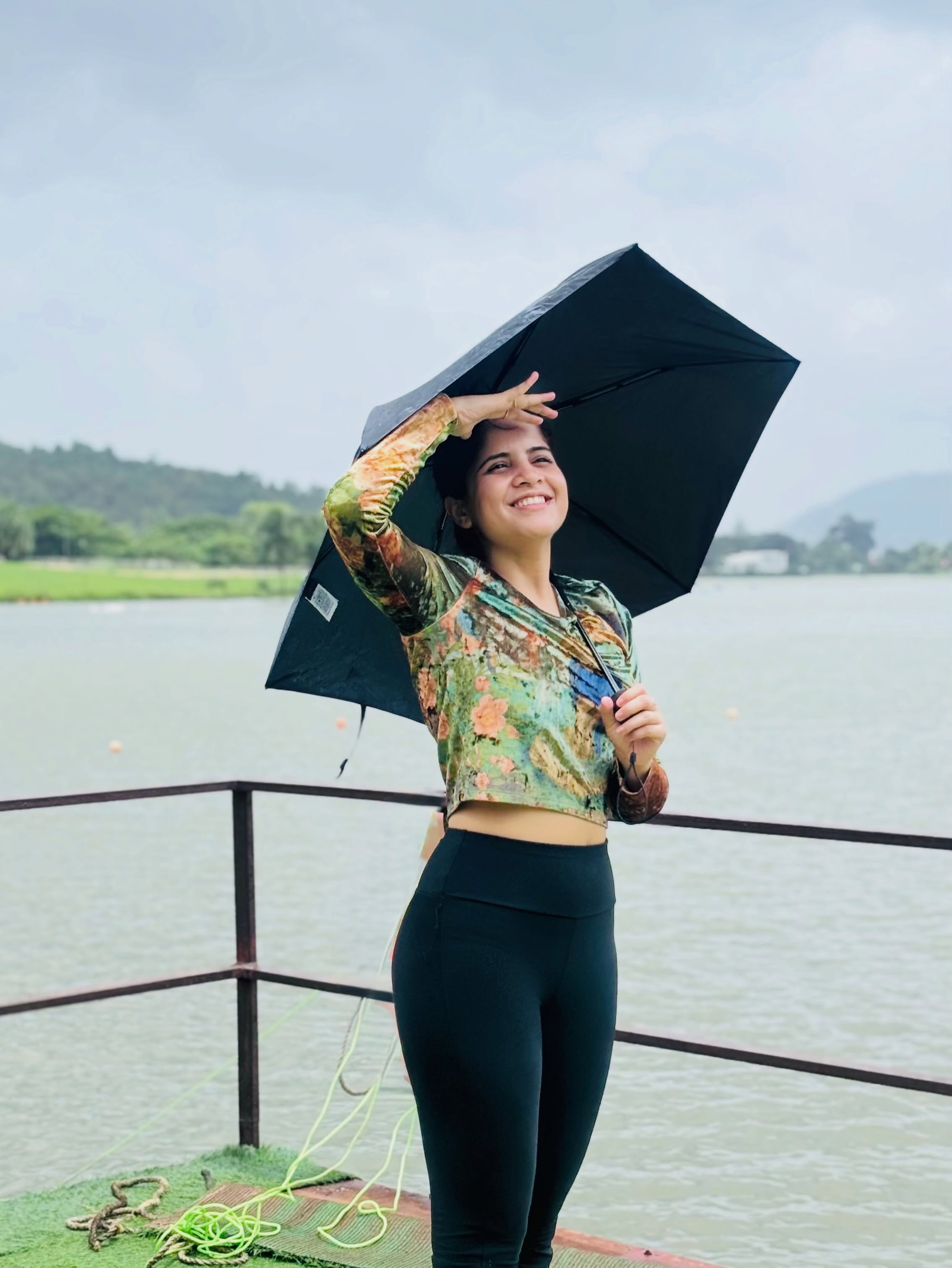 Amruta Deshmukh monsoon trip photo