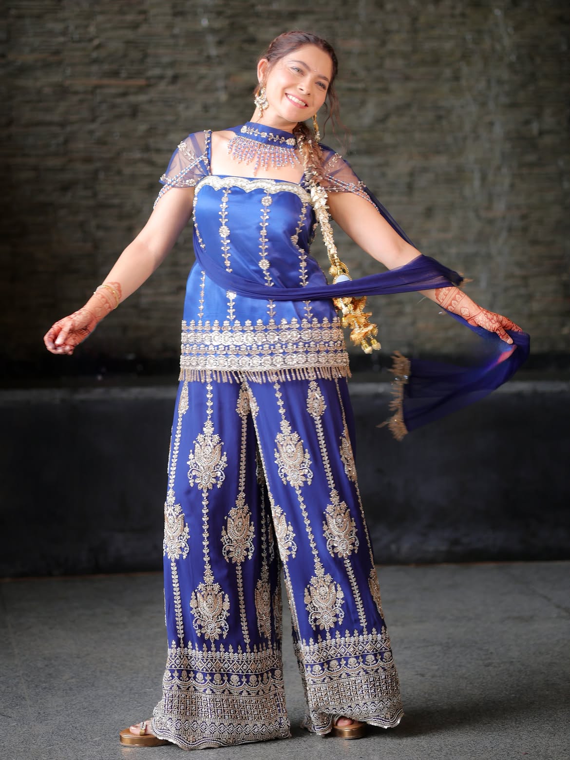 Sonalee Kulkarni Punjabi look