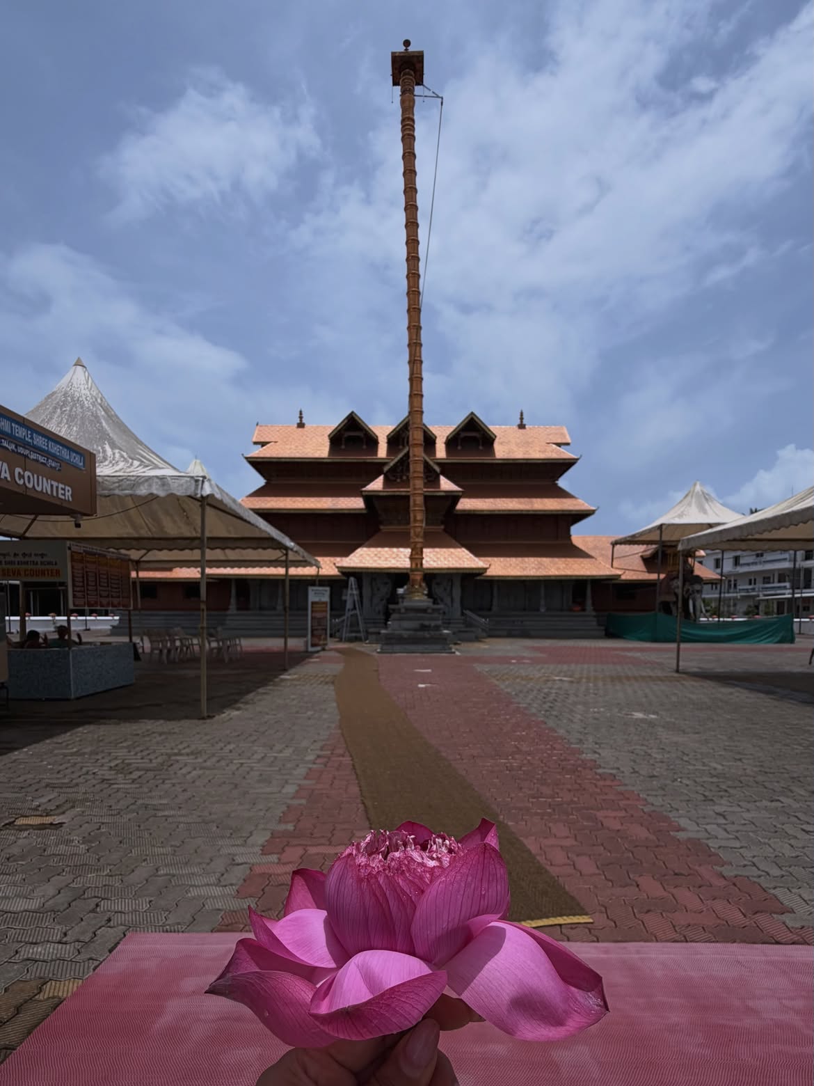 prarthana behere balaji temple visit