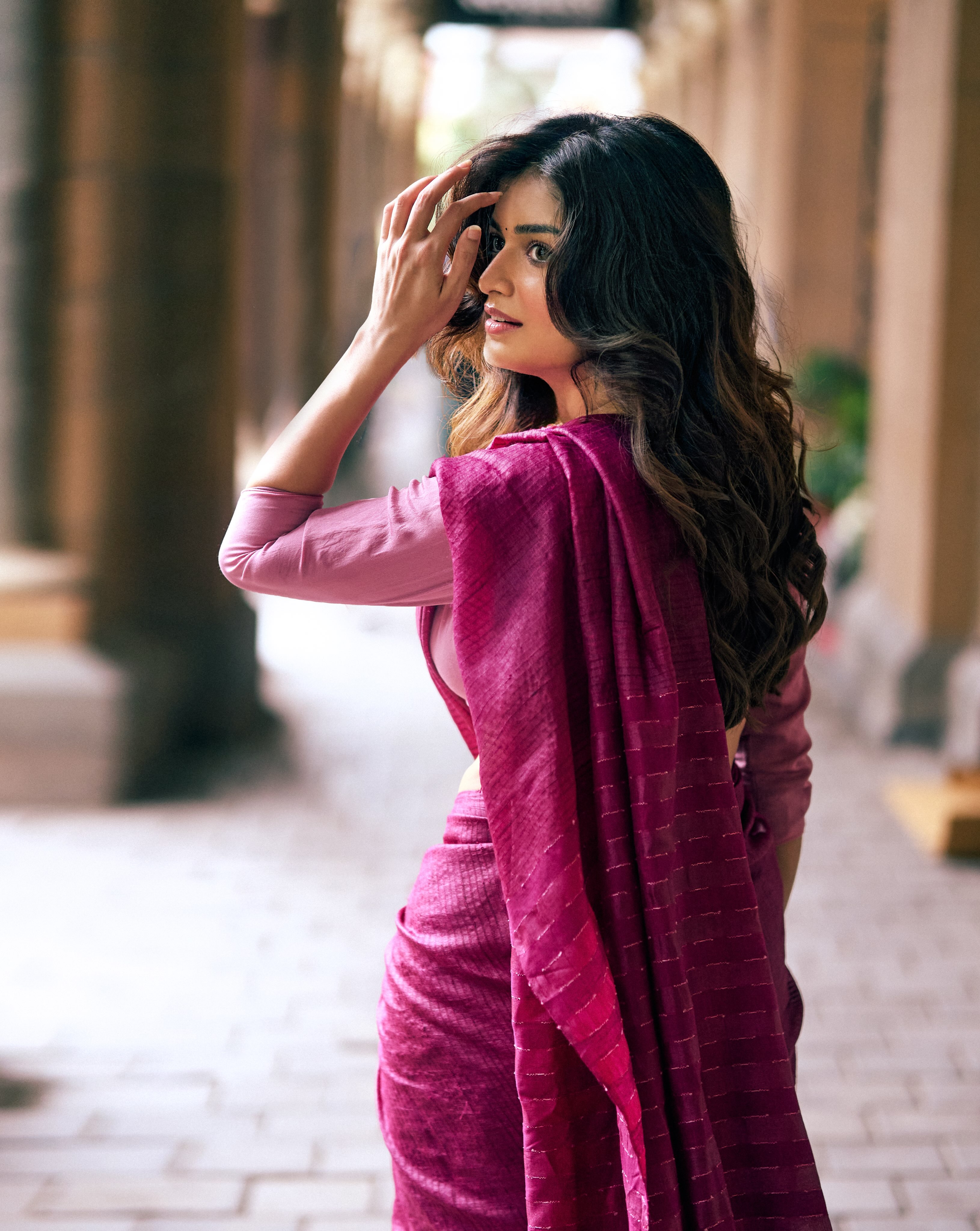 Hemal Ingle stuns in traditional saree photo shoot