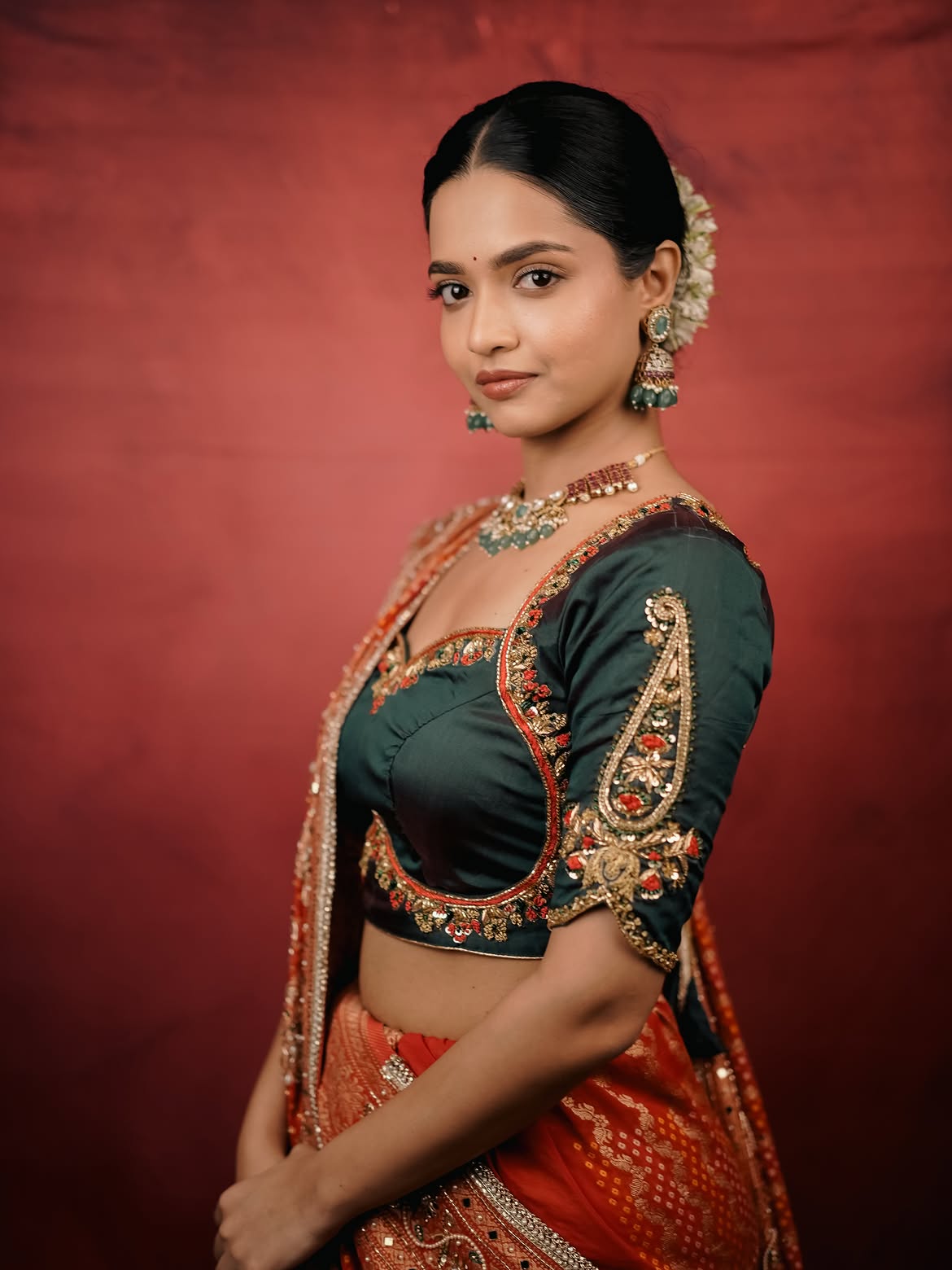 Vallari Viraj new saree look