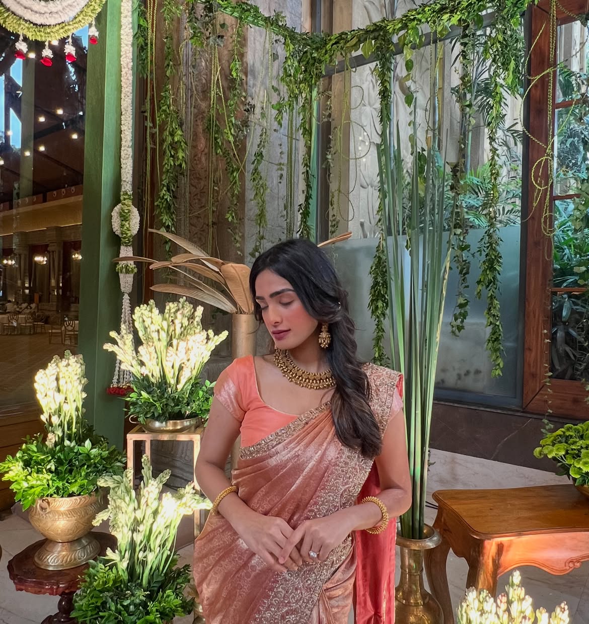 Rutuja Pawar saree look