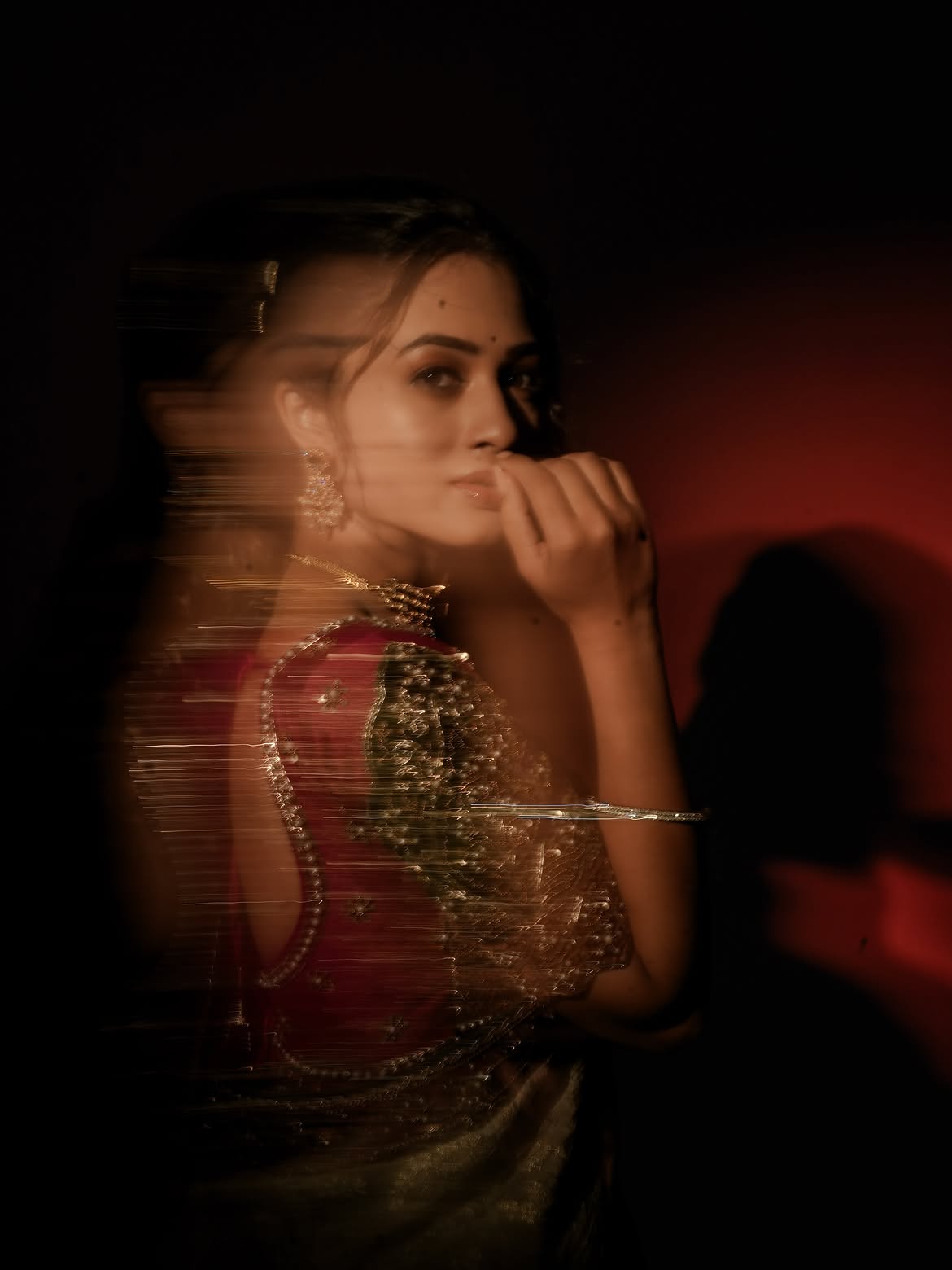 Girija Prabhu saree look