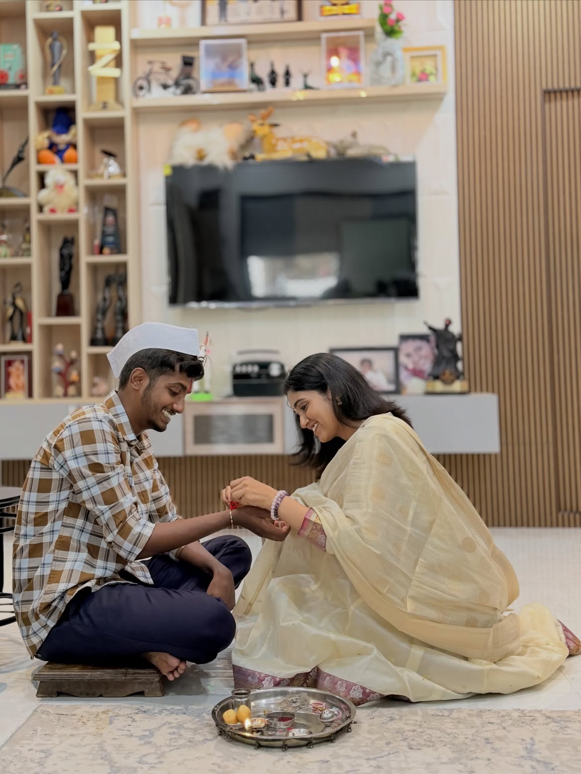 Rinku Rajguru Rakhi celebration