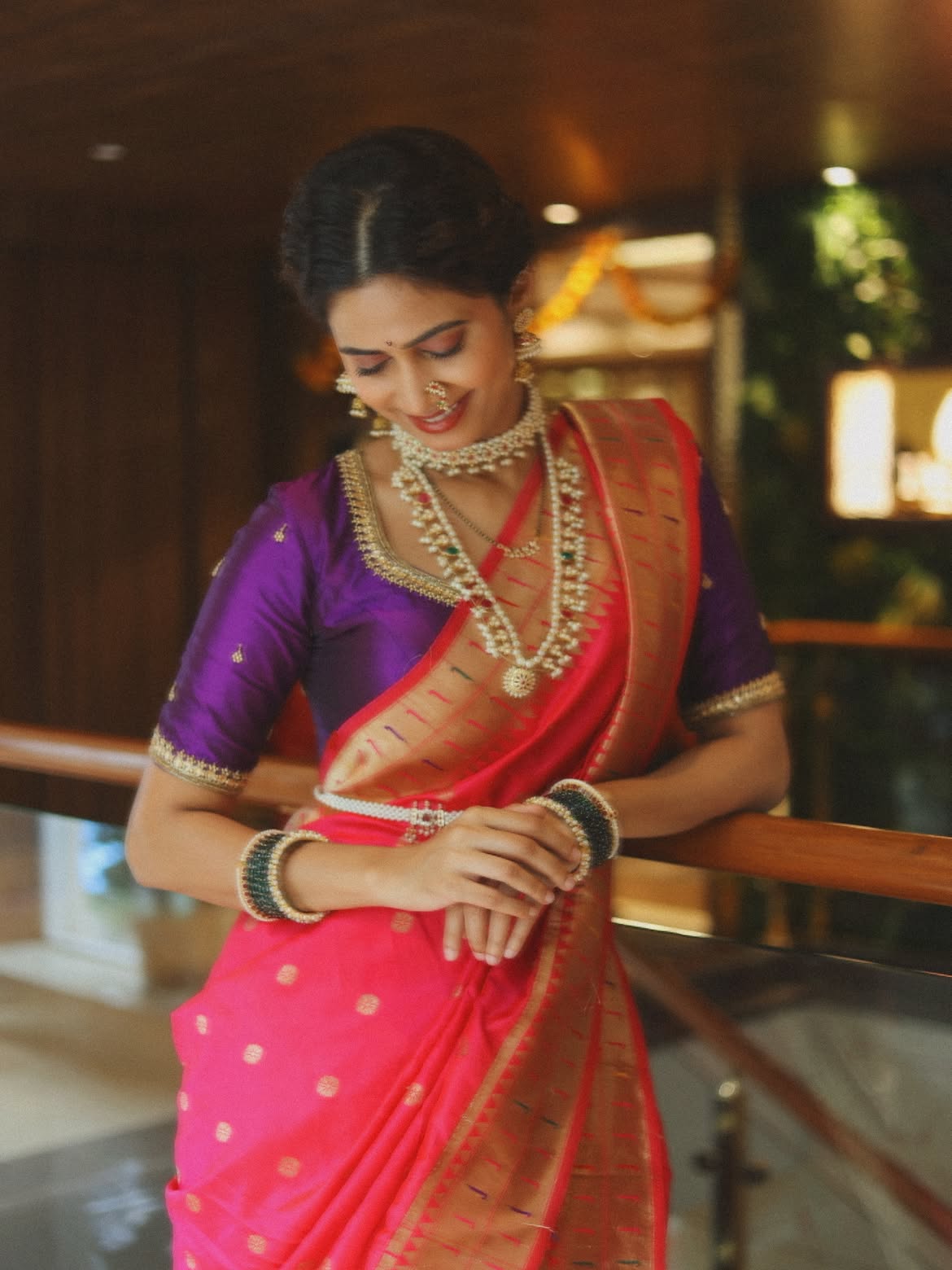 Yogita Chavan mangalagaur look