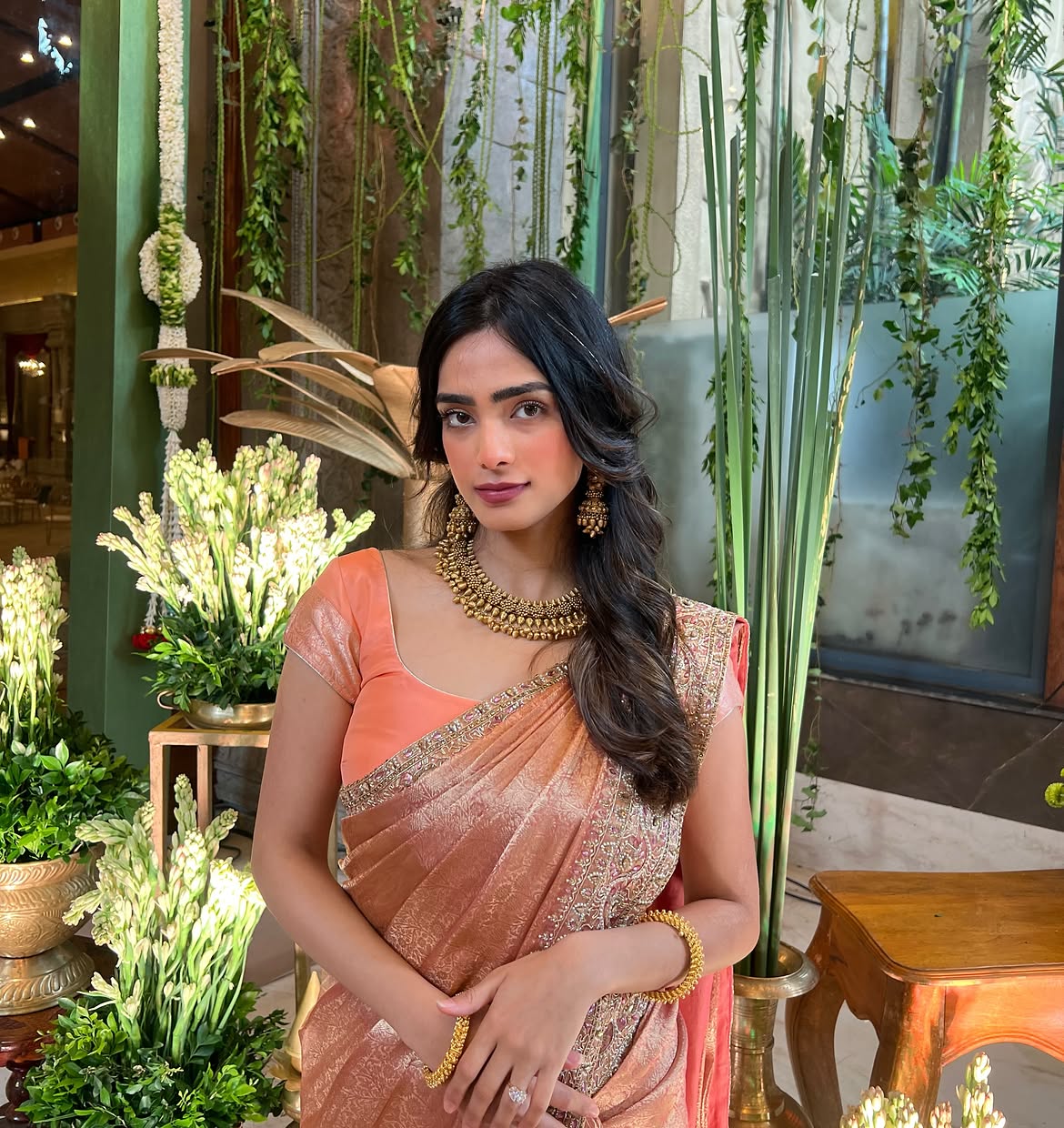 Rutuja Pawar saree look