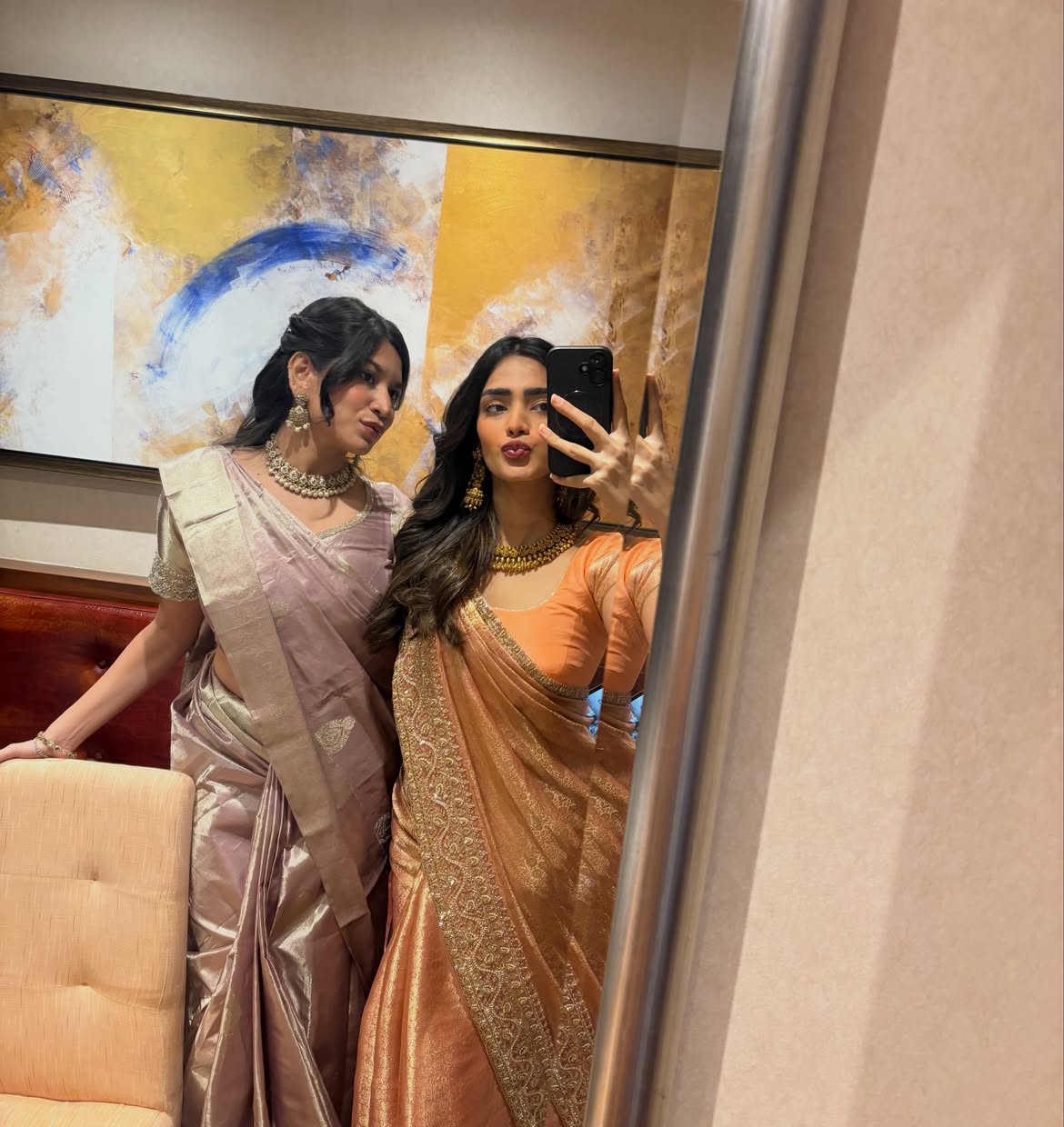 Rutuja Pawar saree look