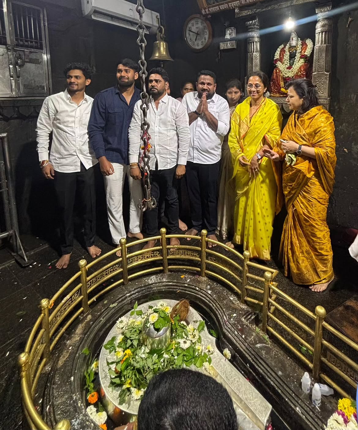 Supriya Sule Someshwar temple Baramati