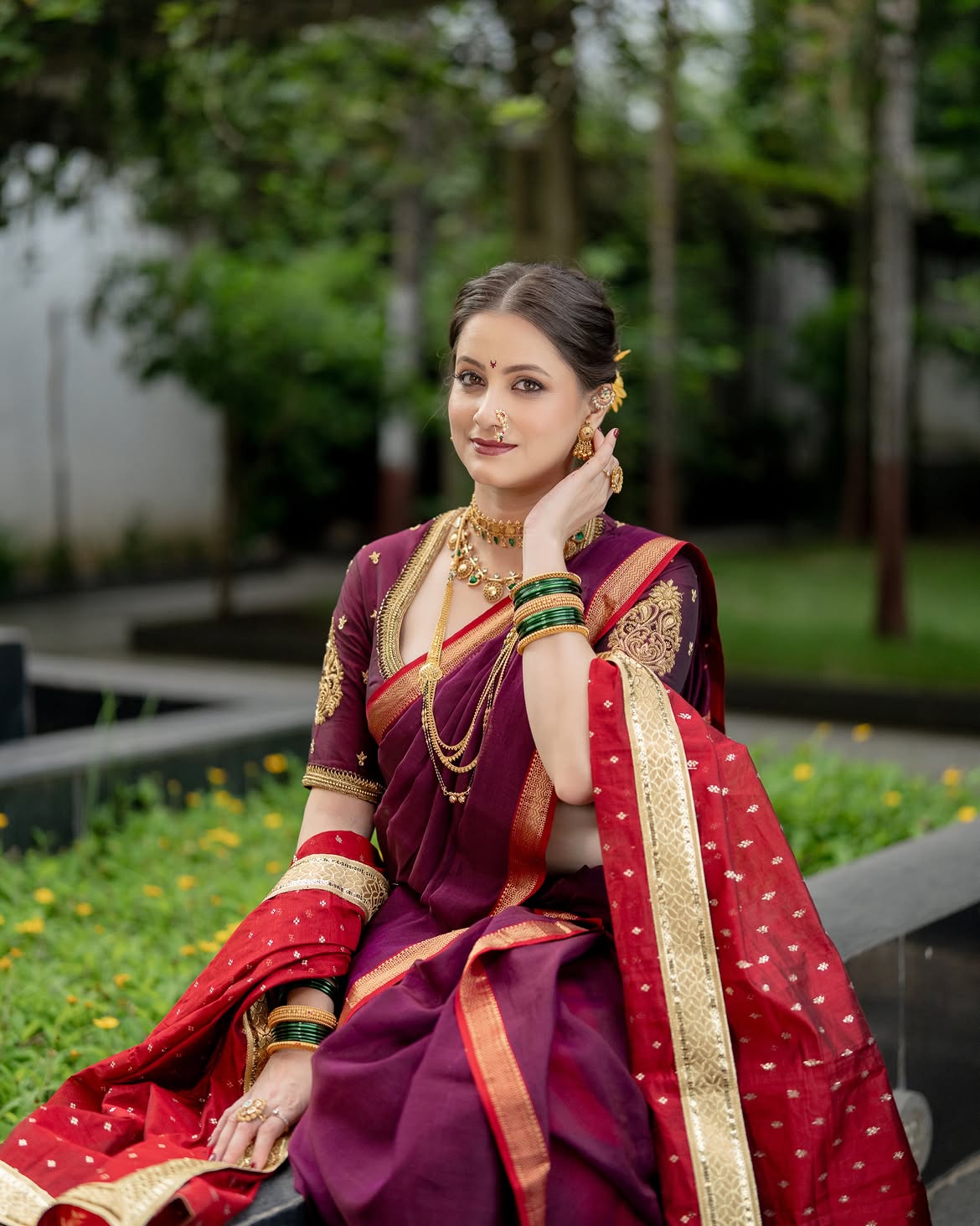 revati lele mangalagaur look