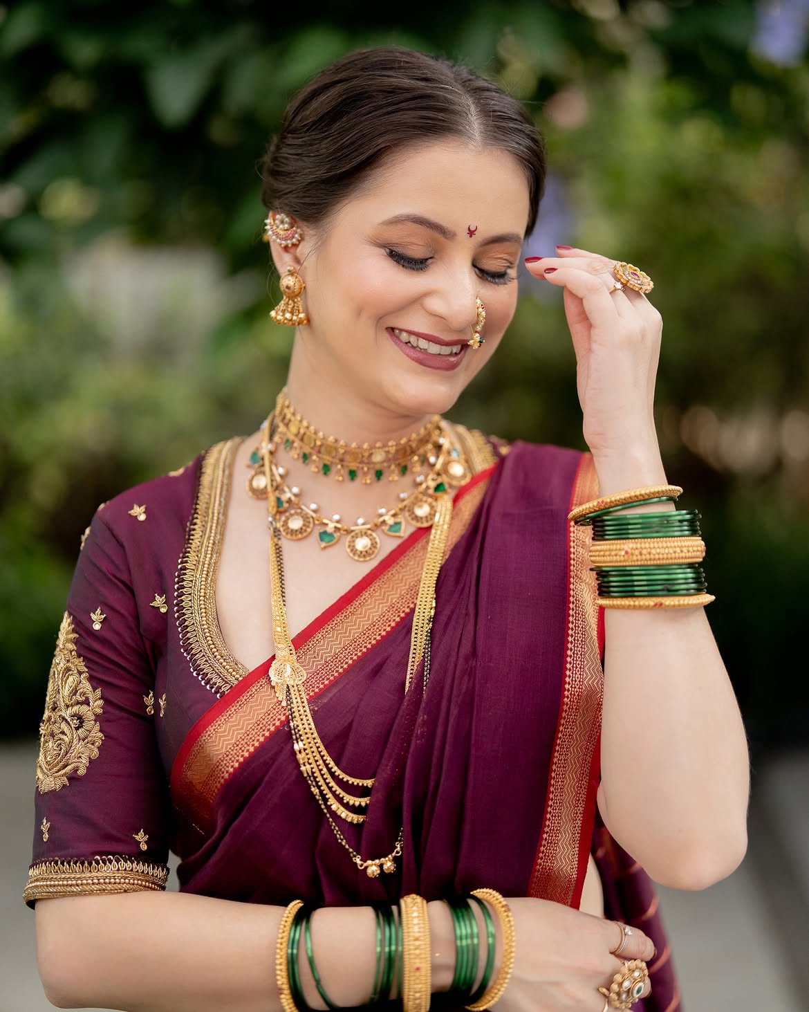 revati lele mangalagaur look