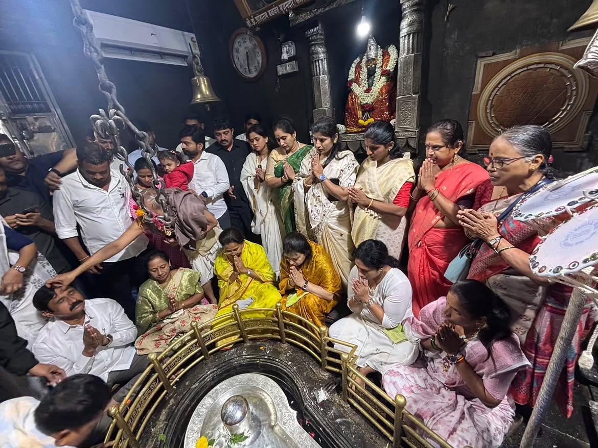 Supriya Sule Bhimashankar temple visit