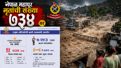 नेपाळ महापूर: मृतांची संख्या ७३४ वर; ३०० हून अधिक भारतीय बेपत्ता, सलग चौथ्या दिवशी बचावकार्य युद्धपातळीवर सुरू