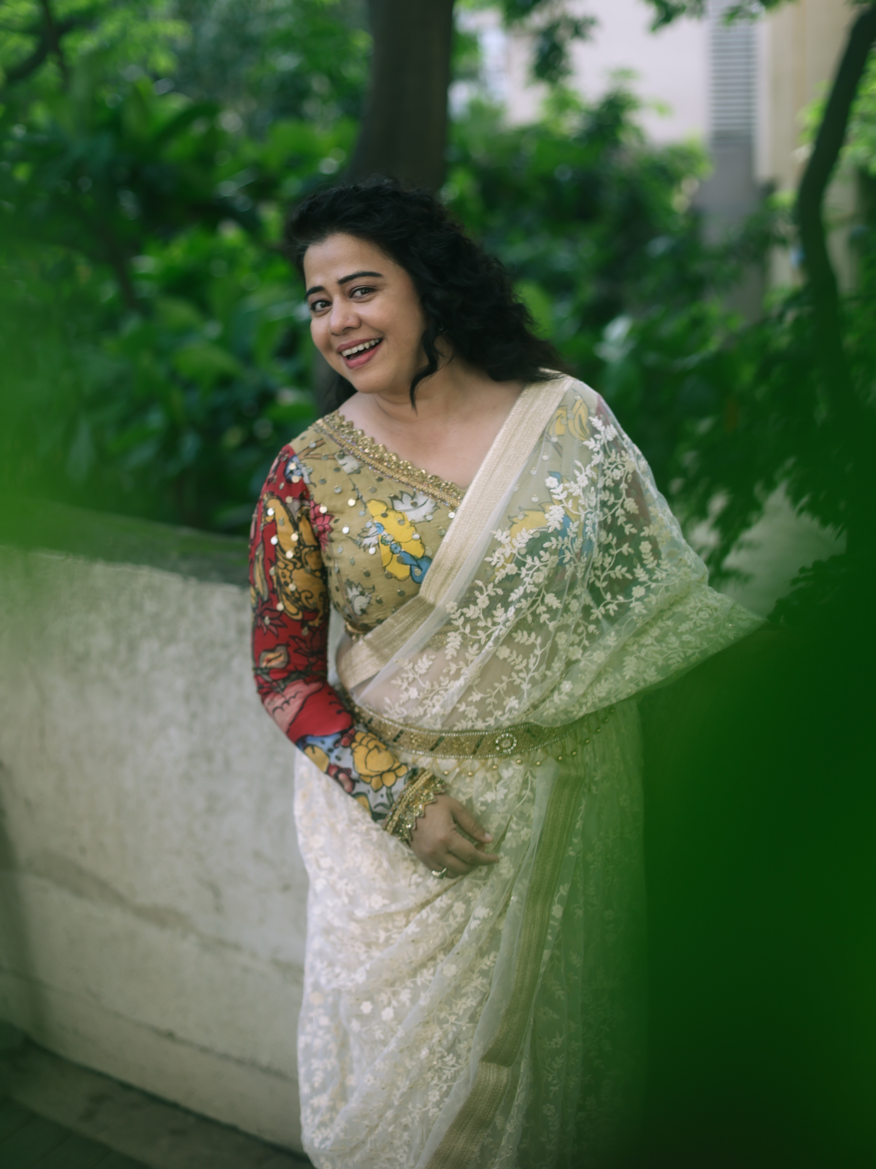 Anita Date Kelkar Saree Look