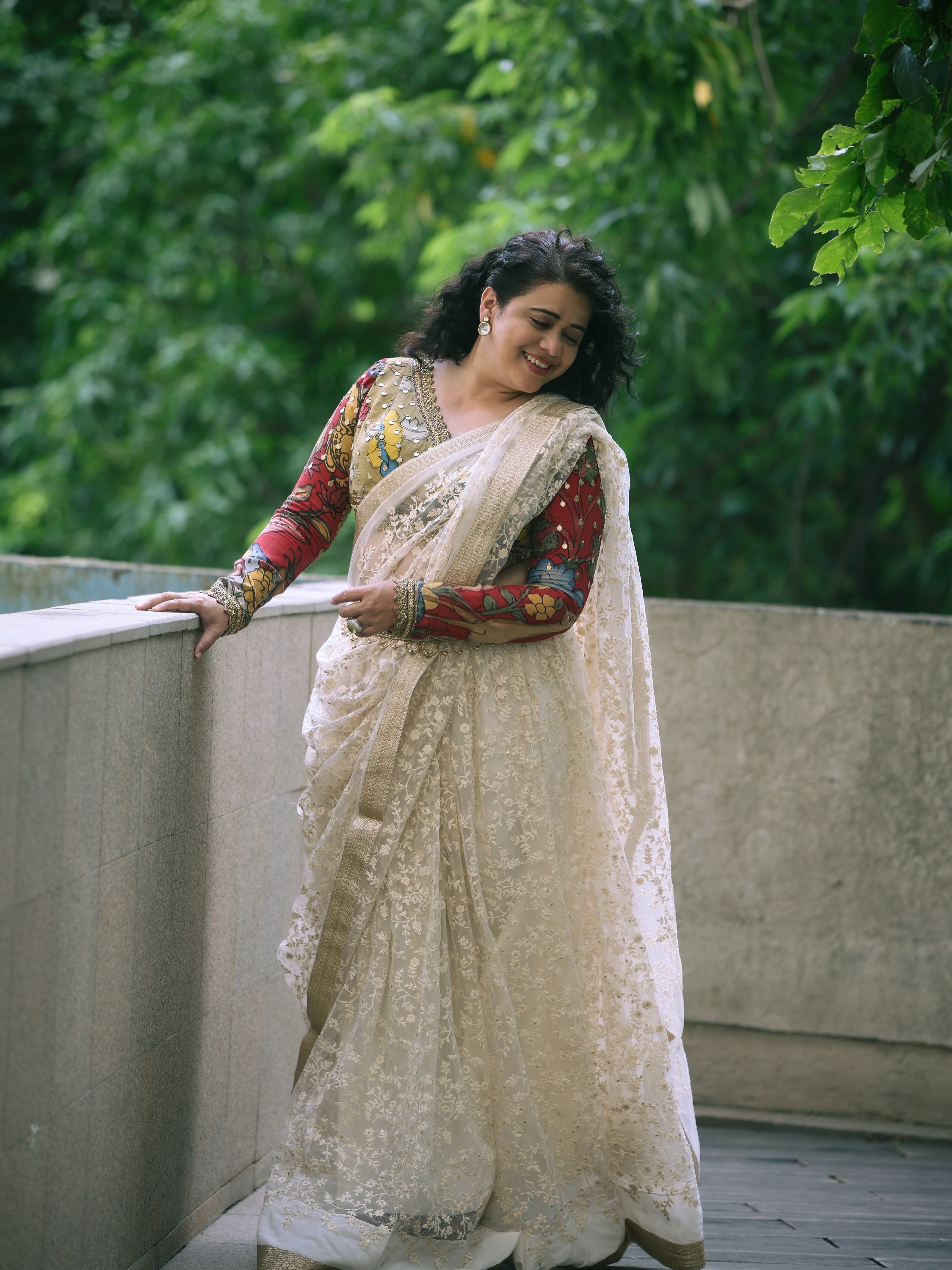Anita Date Kelkar Saree Look