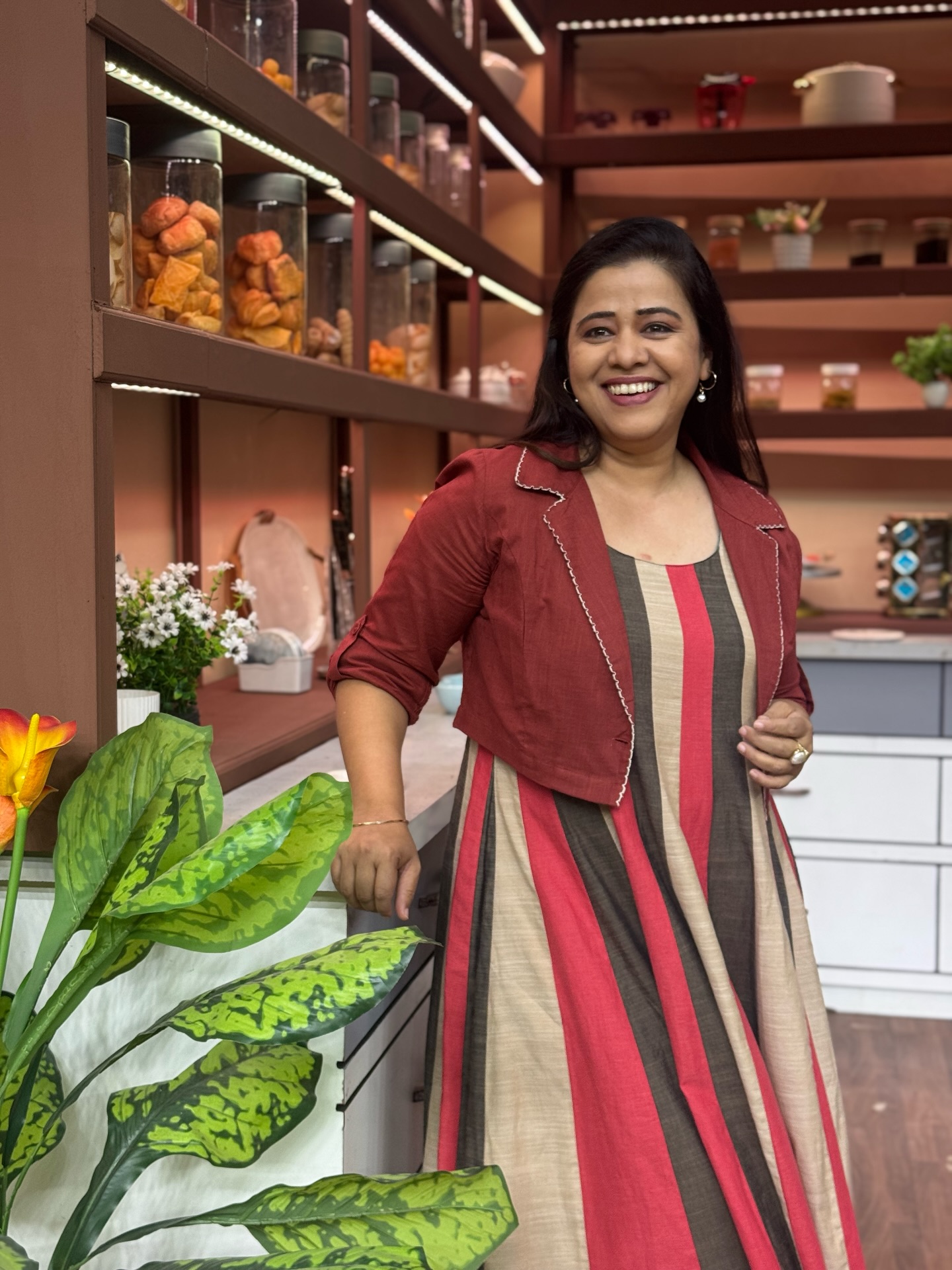 Anita Date Kelkar Saree Look