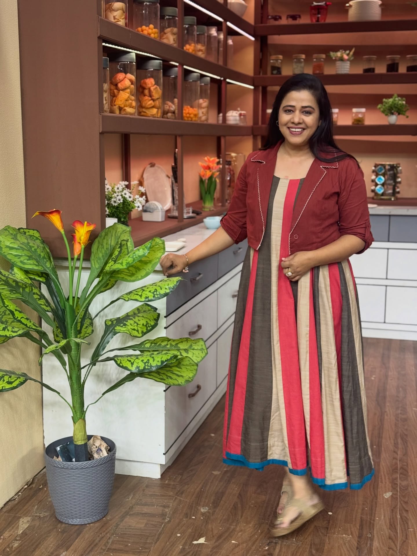 Anita Date Kelkar Saree Look