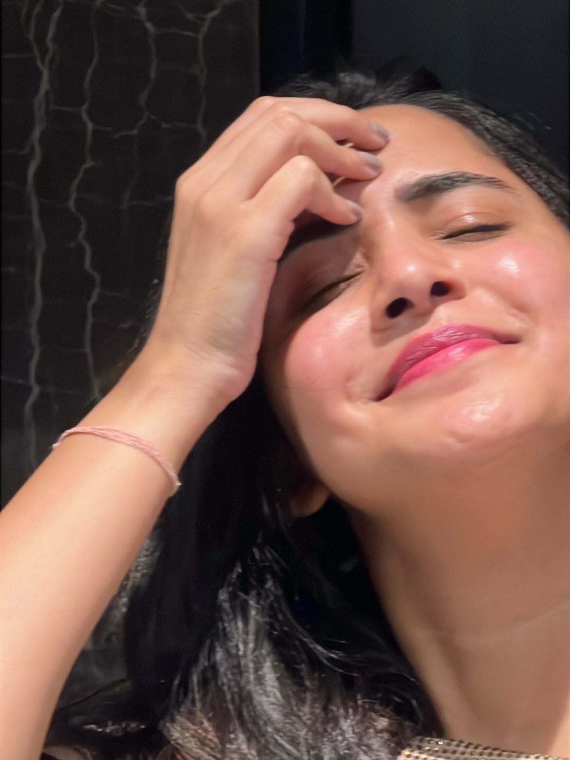 Anushka Sarkate Golden Dress Look