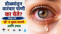 डोळ्यांमधून वारंवार पाणी येतंय? करू नका दुर्लक्ष; असू शकतात ‘ही’ गंभीर कारणं
