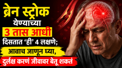 ब्रेन स्ट्रोक येण्याच्या ३ तास आधी दिसतात ‘ही’ ४ लक्षणे; आताच जाणून घ्या, दुर्लक्ष करणं जीवावर बेतू शकतं